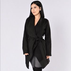 Fashion Nova Faux Wool Coat